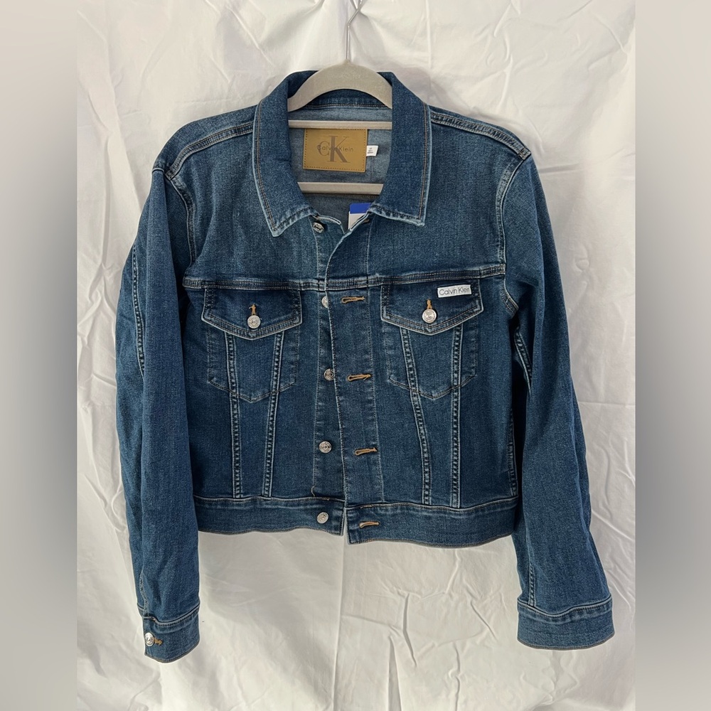 Calvin Klein Dark Blue Denim Jacket #129